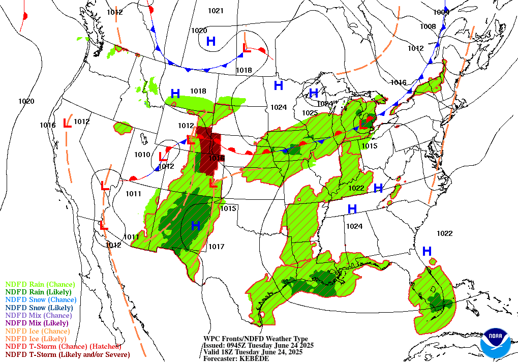 Wide-ranging temps; an unseasonably active pattern covers the Heartland