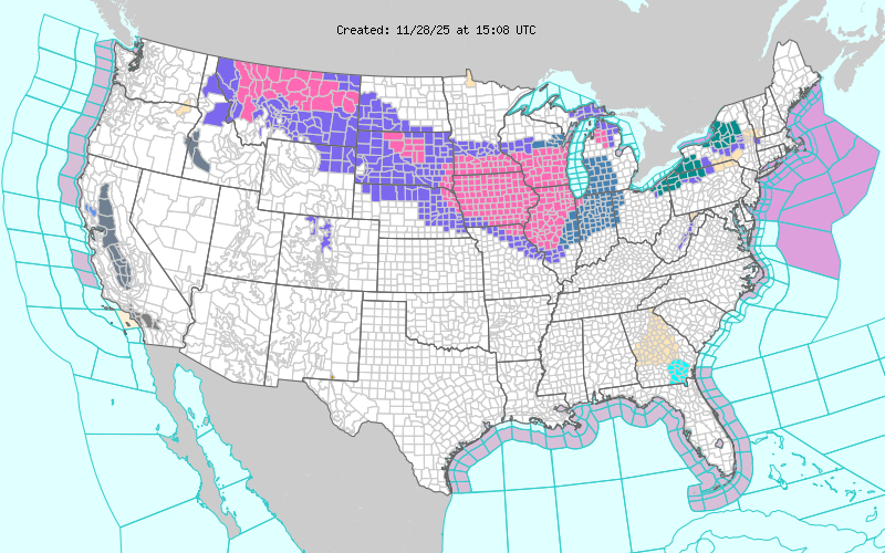 A Winter-like “look & feel” for most; new Winter storm organizing on the northern High Plains