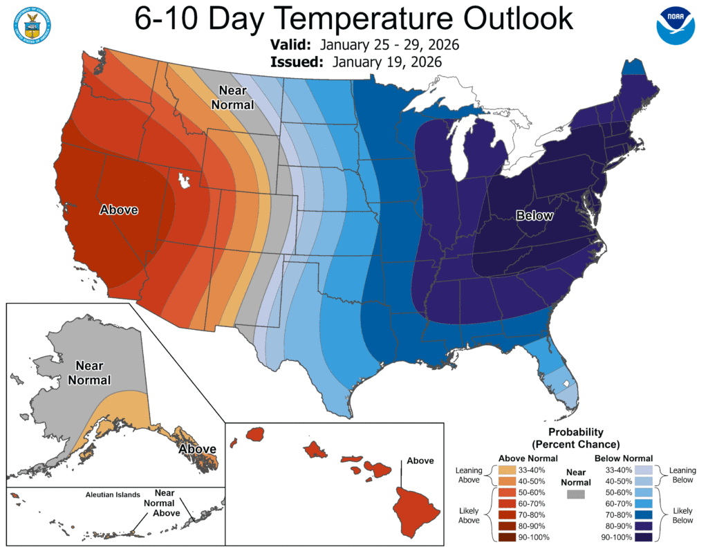A rather cold, but rather tranquil period of weather ahead for the Heartland