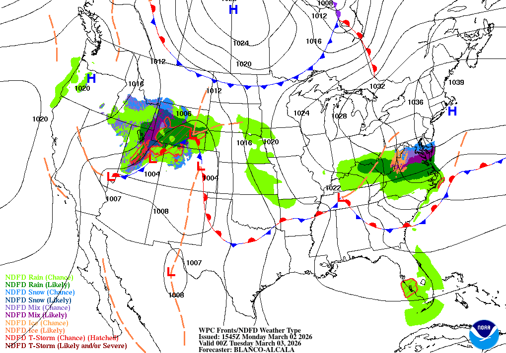 A widening-range of weather, temperatures underway across the Heartland